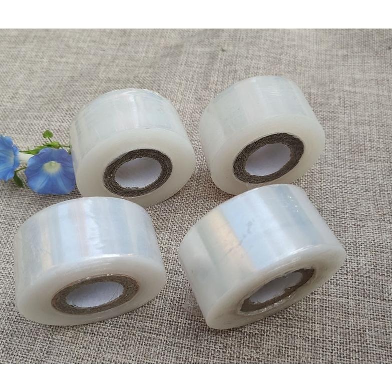 【小魚生活館台灣現貨】三分PE專業嫁接膜 果樹 樹苗 纏繞膜 透明 自黏-細節圖2