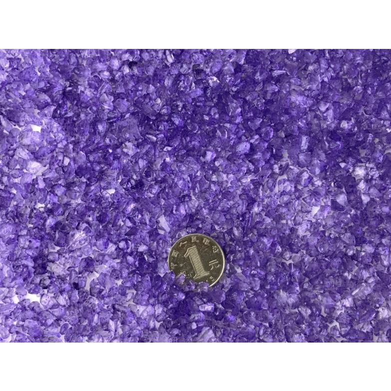 【小魚生活館台灣現貨】水族造景 玻璃彩沙 藍色玻璃沙 魚缸底 裝飾底砂 1g 1公克-細節圖5