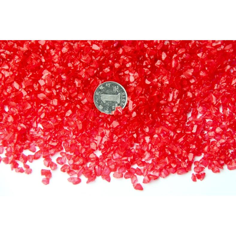 【小魚生活館台灣現貨】水族造景 玻璃彩沙 藍色玻璃沙 魚缸底 裝飾底砂 1g 1公克-細節圖9