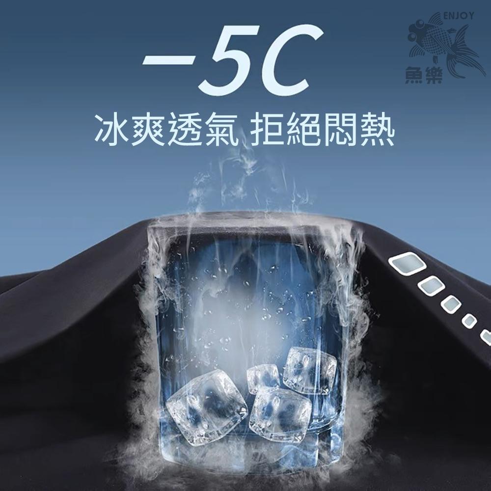 【小魚生活館台灣現貨】男生夏季冰絲束口九分褲 降溫褲 縮口休閒褲-細節圖3