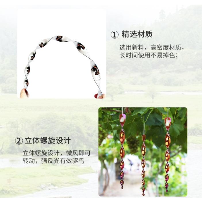 【小魚生活館台灣現貨】螺旋驅鳥棒 30cm 閃光防鳥工具 反光棒 趕鳥棒 旋轉驅鳥棒 園藝用品-細節圖6