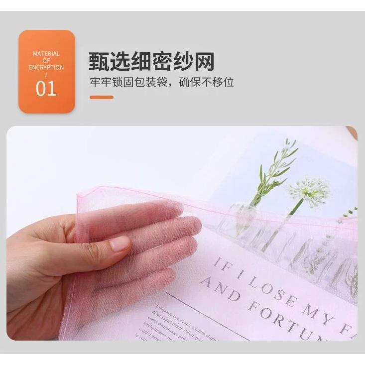 【小魚生活館台灣現貨】水果束口紗網袋 多種尺寸 100入 飾品包裝袋 紗網提袋 網紗 禮品 喜糖-細節圖3