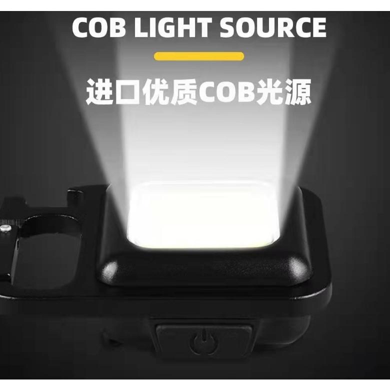 【小魚生活館台灣現貨】LED強光便攜應急燈 鑰匙扣 開瓶器 手電筒 露營 登山-細節圖4