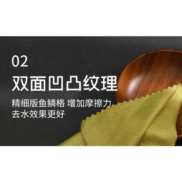 【小魚生活館台灣現貨】超吸油吸水魚鱗抹布 廚房擦拭布 保潔布 兩種尺寸 快速出貨-細節圖3