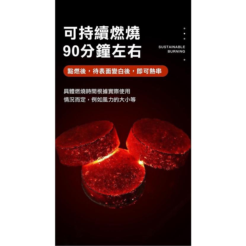 【小魚生活館台灣出貨】中秋烤肉必備3秒速燃果木炭 一條10片 助燃 炭烤 燒烤 燒肉 火種 快速點火-細節圖2