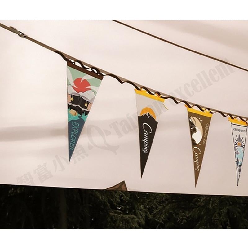 【小魚生活館台灣現貨】露營營地氛圍旗幟-細節圖3