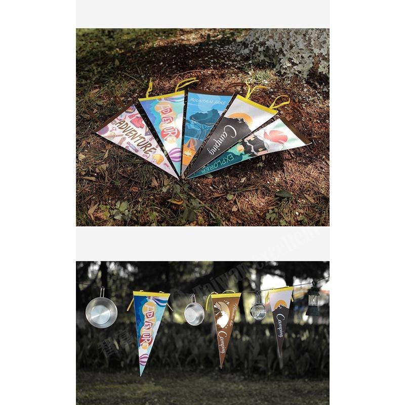 【小魚生活館台灣現貨】露營營地氛圍旗幟-細節圖6