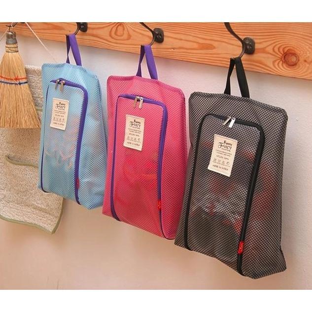 【小魚生活館台灣現貨】防水收納包 鞋子收納袋-細節圖8