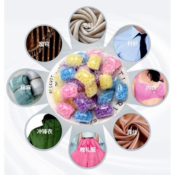 【小魚生活館台灣現貨】洗衣香香豆 平均一顆$1 一包50顆 台灣現貨 快速出貨 洗衣精 香氛豆 洗衣服-細節圖3