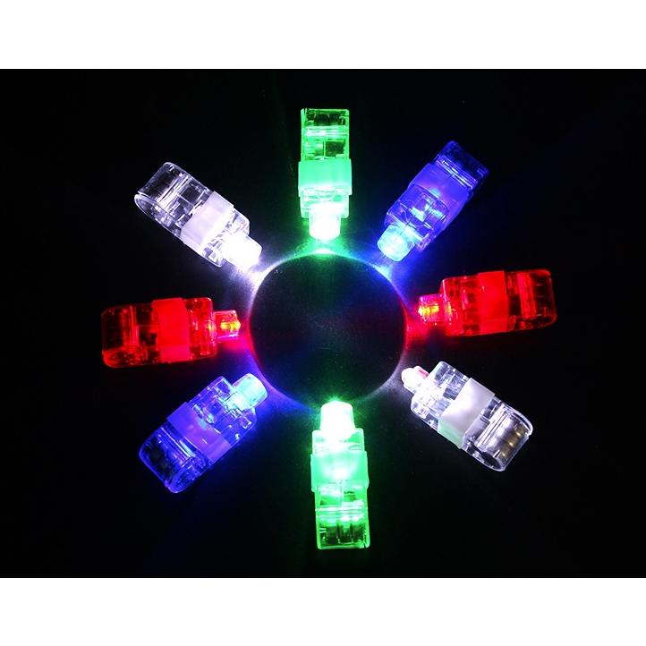 【小魚生活館台灣現貨】網紅迷你手指燈 七彩燈 演唱會 街頭藝人 表演 螢光棒 燈具-細節圖7