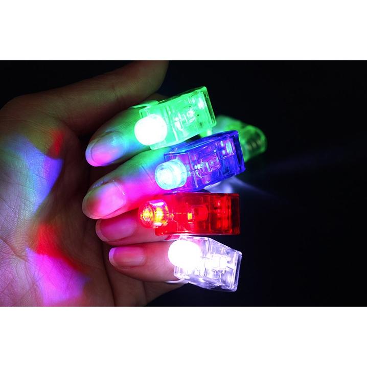 【小魚生活館台灣現貨】網紅迷你手指燈 七彩燈 演唱會 街頭藝人 表演 螢光棒 燈具-細節圖9
