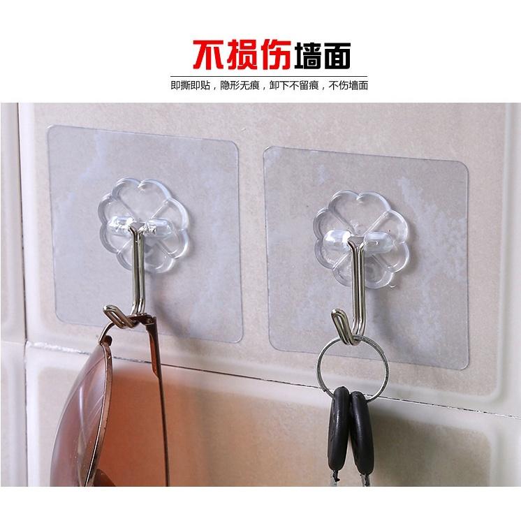 【小魚生活館台灣現貨】四葉草無痕掛勾 掛勾 無痕 承重 黏貼 開發票-細節圖5