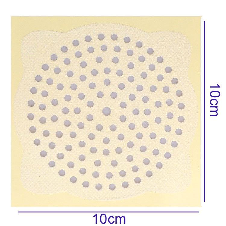 【小魚生活館台灣現貨】排水孔防堵塞貼 拋棄式 一片1元 輕鬆使用 三色任選 浴室必備-細節圖7
