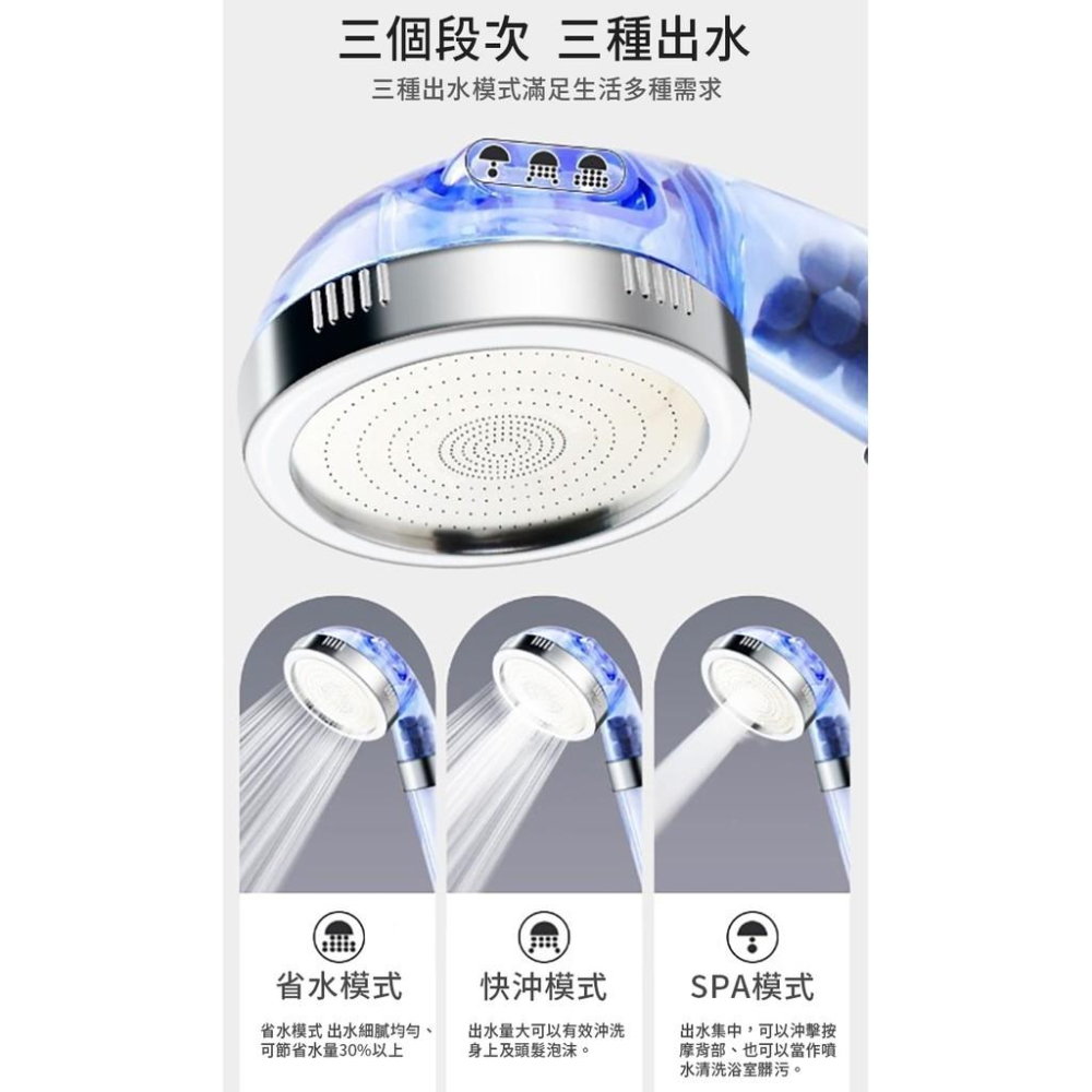 【小魚生活館台灣現貨】淨由芯生過濾蓮蓬頭-細節圖7