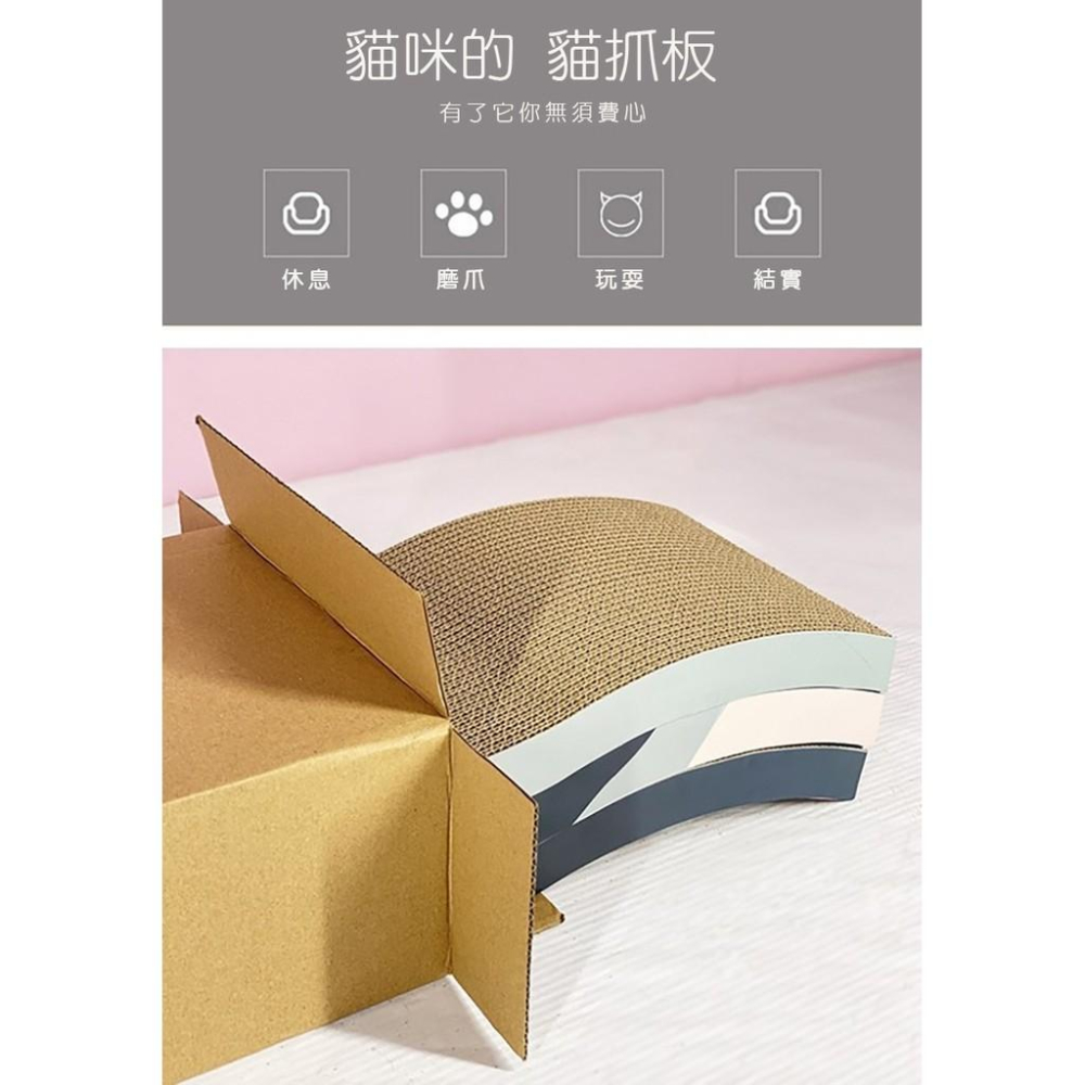 【小魚生活館台灣現貨】貓主子磨爪造型貓抓板-細節圖2