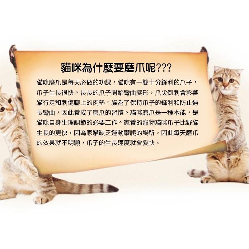 【小魚生活館台灣現貨】貓主子磨爪造型貓抓板-細節圖6