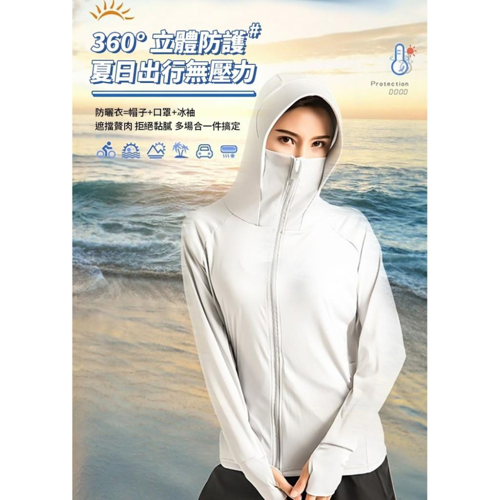 【小魚生活館台灣現貨】全方位科技抗UV防曬外套-細節圖4