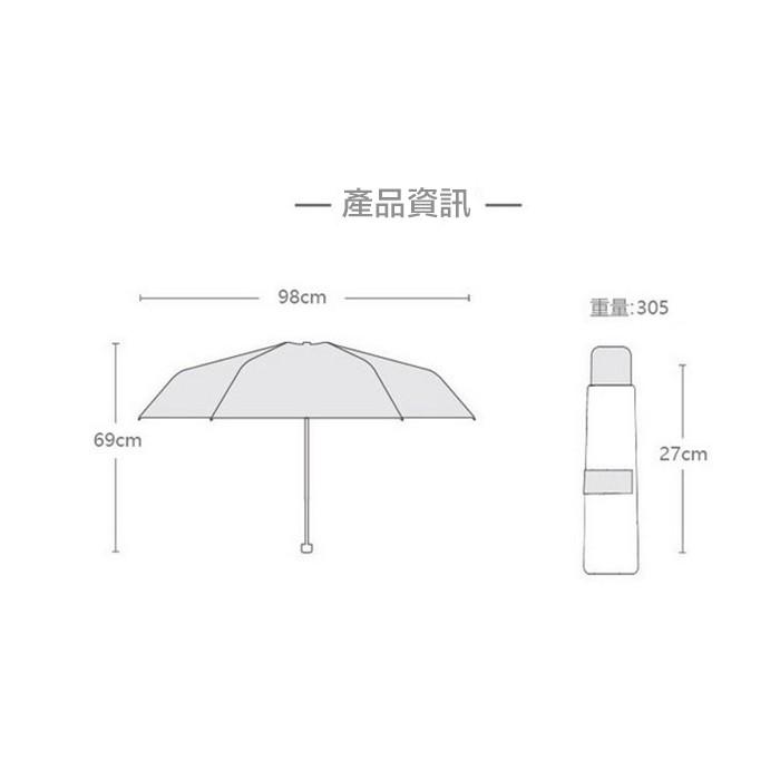 【小魚生活館台灣現貨】韓版小清新飛機UV晴雨傘 摺疊傘 雨傘 陽傘 遮陽 防曬-細節圖8