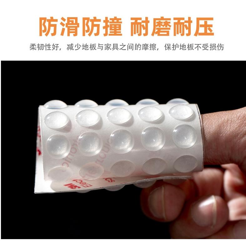 【小魚生活館台灣現貨】矽膠防撞貼 家用防撞顆粒門後櫥櫃防碰撞 三種規格 多件優惠 快速出貨-細節圖2