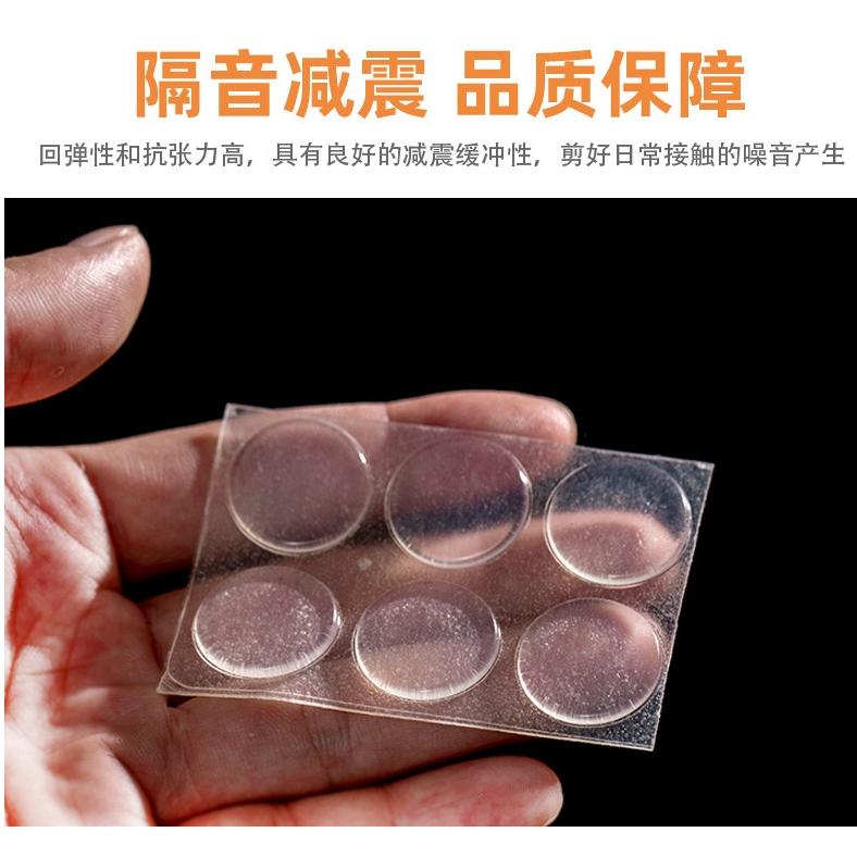【小魚生活館台灣現貨】矽膠防撞貼 家用防撞顆粒門後櫥櫃防碰撞 三種規格 多件優惠 快速出貨-細節圖3
