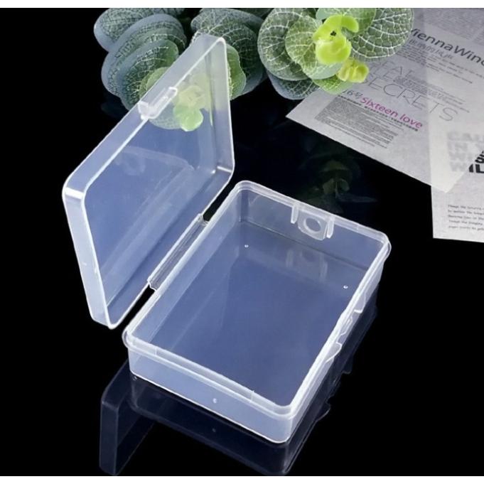 【小魚生活館台灣出貨】透明小物收納盒 耳環項鍊戒指髮夾髮圈橡皮筋飾品耳塞小東西收納盒 防塵收納盒塑膠盒首飾盒隨身小藥盒-細節圖6