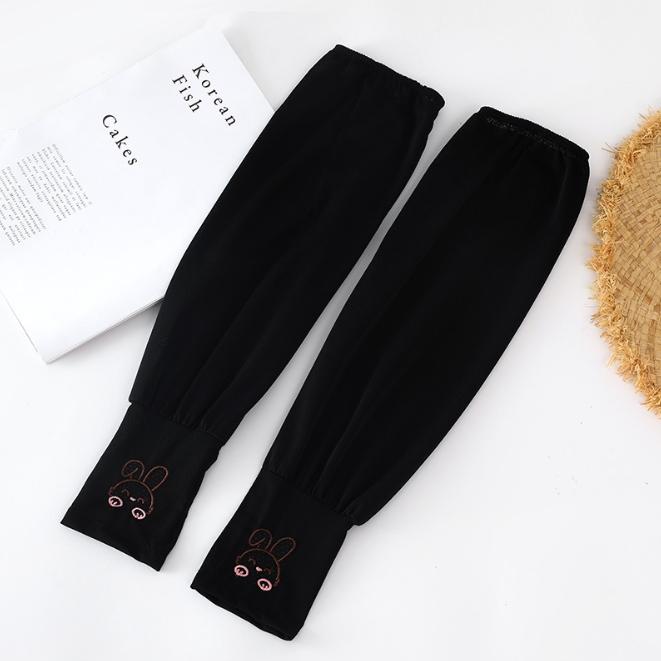 【女款兔子寬鬆袖套】冰絲袖套 女生防曬袖套涼感袖套 舒適透氣輕薄防曬 騎車登山爬山健行慢跑-細節圖9