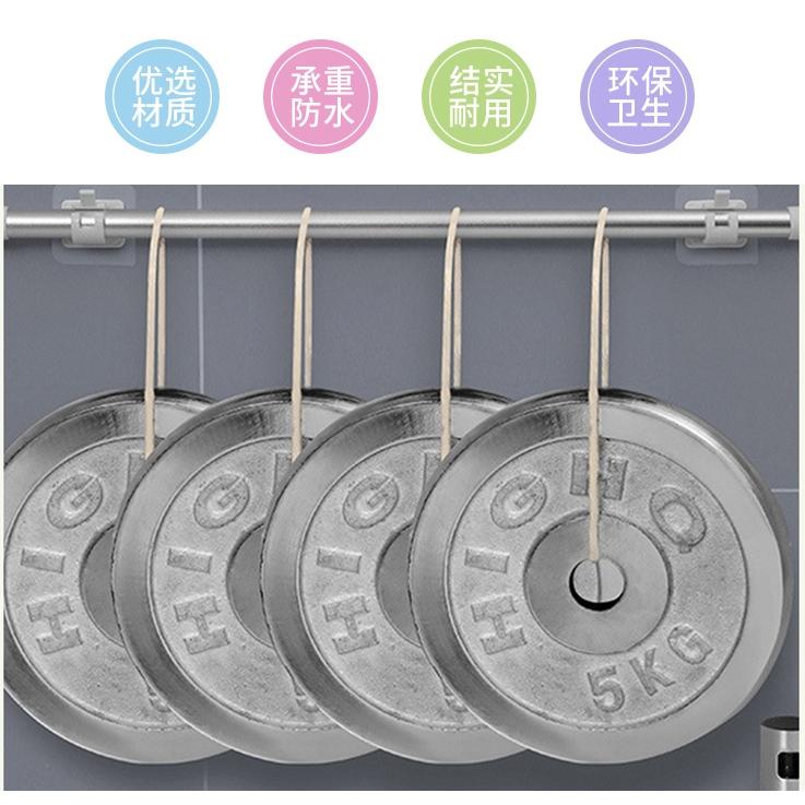 【小魚生活館台灣出貨】窗簾桿固定夾掛勾 伸縮固定桿 免打孔 窗簾浴簾毛巾架 掛勾掛桿固定器-細節圖3