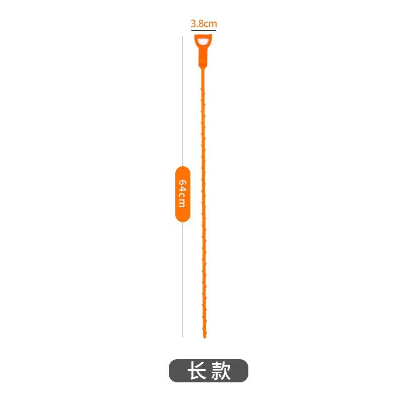 【小魚生活館台灣出貨】廚房管道清理器 水管水槽清潔 廁所下水道毛髮疏通 洗澡頭髮清理-細節圖5