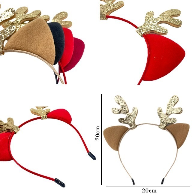 貓耳 鹿角髮箍 (5款)  聖誕麋鹿 聖誕節 裝扮 髮箍 楊紫同款 麋鹿髮箍 鹿角頭飾 變裝 COS【A550010】-細節圖3
