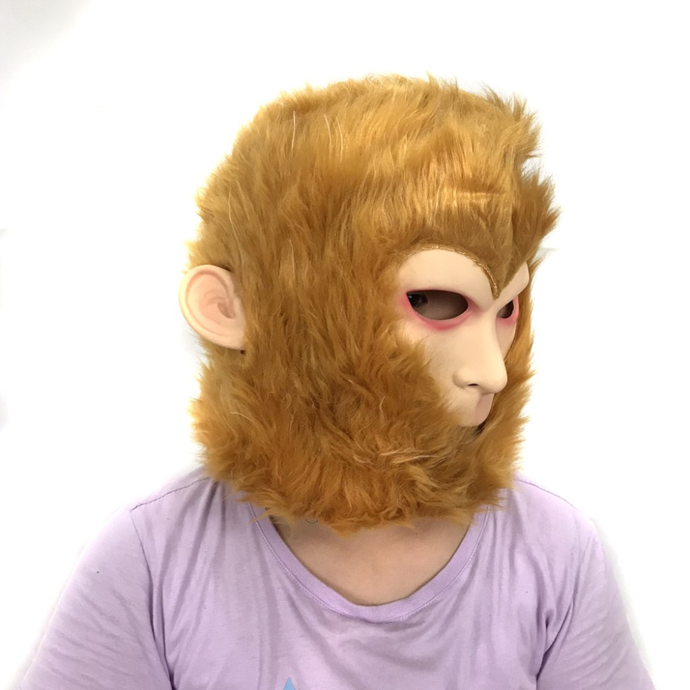 孫悟空 齊天大聖猴子 猴子頭套 西遊記 超級賽亞人 悟空 面具 cosplay 孫悟空面具【A77005607】