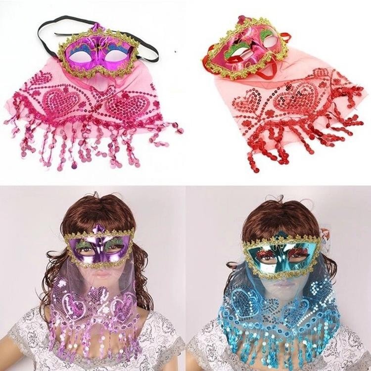 面具 面罩 威尼斯 半臉面具(面紗) 眼罩 人物裝扮 公主面具 cosplay 表演 舞會【A770066】-細節圖2