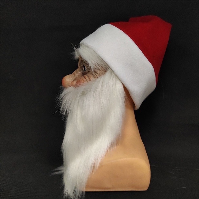 聖誕老人裝扮 乳膠頭套(2款) 聖誕老公公 乳膠面具 仿真頭套 聖誕節 COS 搞怪 派對 變裝【A770125】-細節圖7
