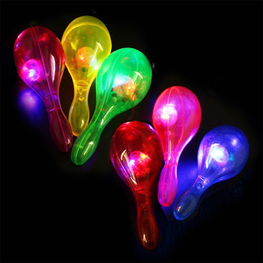 沙鈴 LED(附開關) 發光沙鈴 兒童玩具 閃光沙鈴 搖鈴 螢光棒 加油棒 演唱會 造勢【A99000401】-細節圖5