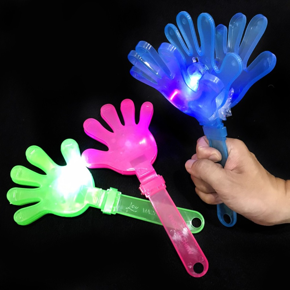手拍 演唱會 LED 七彩閃光 拍手 28CM 鼓掌拍 造勢用品 發光 螢光棒 跨年 晚會【A990005】-細節圖3