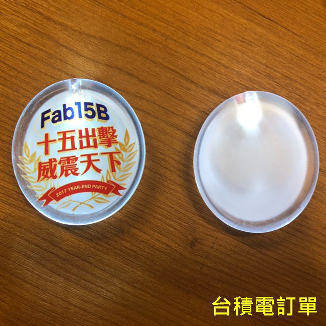 LED 胸章 發光胸章(5cm) LED徽章 發光徽章 客製化 LOGO 香燈腳 結緣品【A99003401】-細節圖7