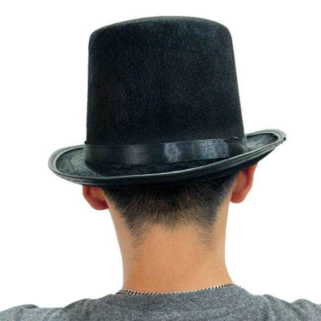 魔術道具 魔術帽 魔術高帽(不織布) 萬聖節道具 爵士帽 林肯帽 禮帽 紳士高帽 帽子道具【W22002301】-細節圖5