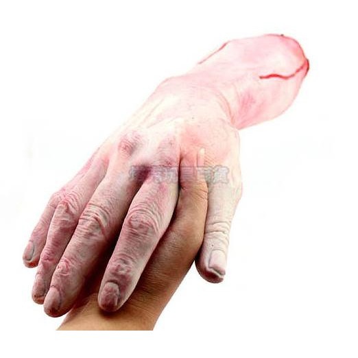 仿真 假斷手(大號-左右手)假手 血手臂 萬聖節 高質量 搞怪/惡搞/尾牙/變裝/遊行/COS【W770006】-細節圖2