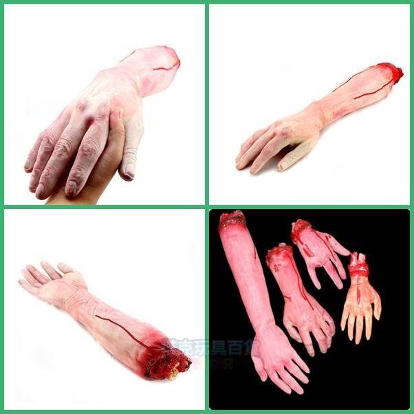 仿真 假斷手(大號-左右手)假手 血手臂 萬聖節 高質量 搞怪/惡搞/尾牙/變裝/遊行/COS【W770006】-細節圖4