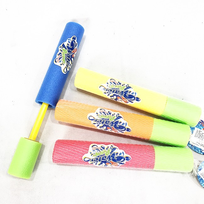 30cm 水槍 抽拉式水槍 泡綿 EVA水槍 水炮槍 抽拉 安全水槍 水上玩具 海邊玩具【B66001001】-細節圖2