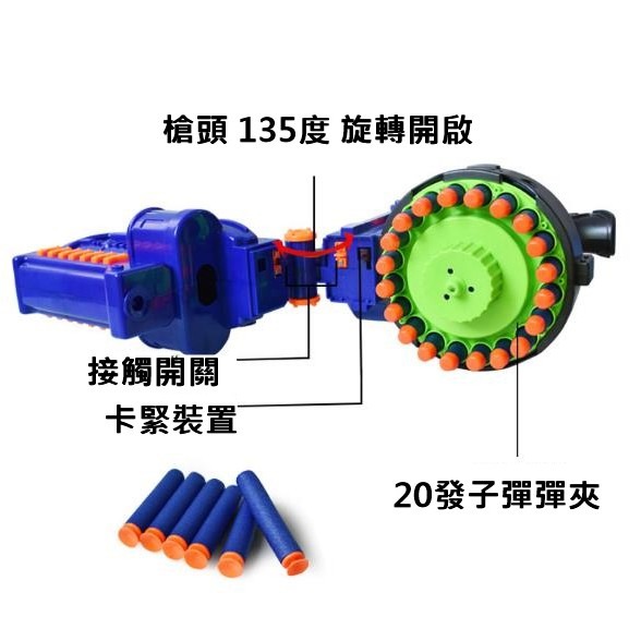 兒童玩具槍 電動軟彈槍 大號 軟彈槍 連發軟彈槍 狙擊槍 電動衝鋒槍 吸盤彈 射擊玩具【B770009】-細節圖5