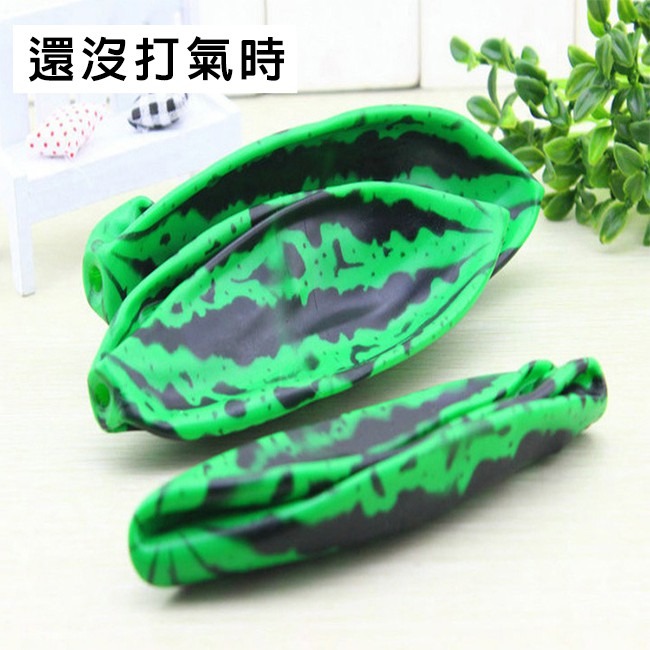 仿西瓜沙灘球 充氣式 西瓜球 (6吋) 海灘球 充氣球 橡膠球 排球 玩具球 沙灘排球【C22000401】-細節圖3
