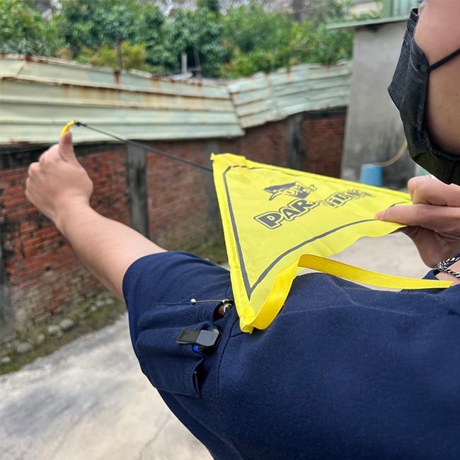 戶外玩具 彈射飛機 滑翔翼 降落傘 橡皮筋玩具 手拋飛機 滑翔傘 飛行傘 空中飛人 小朋友玩具【C22002801】-細節圖5