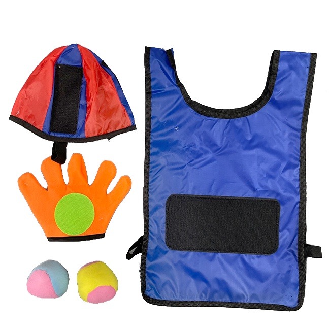 黏球衣 黏球背心 (衣+球+帽+手套) 黏黏球 拋接球 你丟我躲 分組背心 競賽遊戲 團康活動【C22003001】-細節圖6