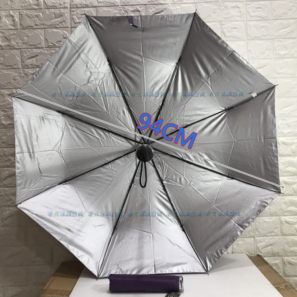 三折傘 雨傘 折疊傘 收納傘 8骨 抗UV 晴雨傘 遮陽傘 摺疊傘 伸縮傘 陽傘 袖珍型 【D44000701】-細節圖2
