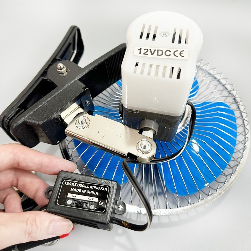 車用夾扇 8吋 車扇 12V 24V 電風扇 吹到冷滋滋 固定風速 汽車降溫 電扇 轎車 貨車【E11002001】-細節圖4