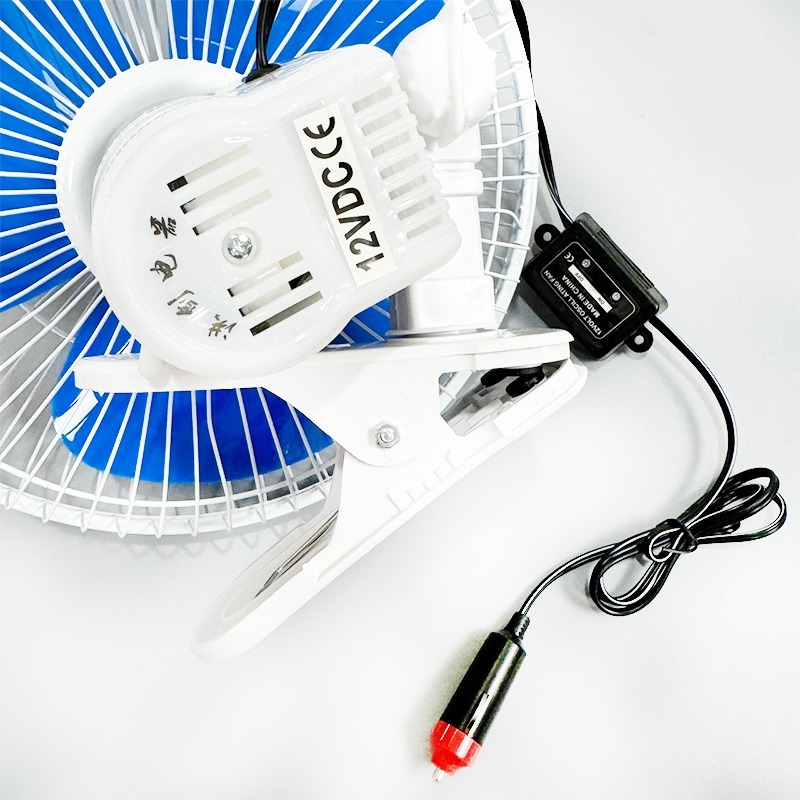 車扇 吹到冷 夾扇 10吋 車用風扇 12V 24V 強風力 固定風速 汽車降溫 電扇 轎車 貨車【E11002101】-細節圖3