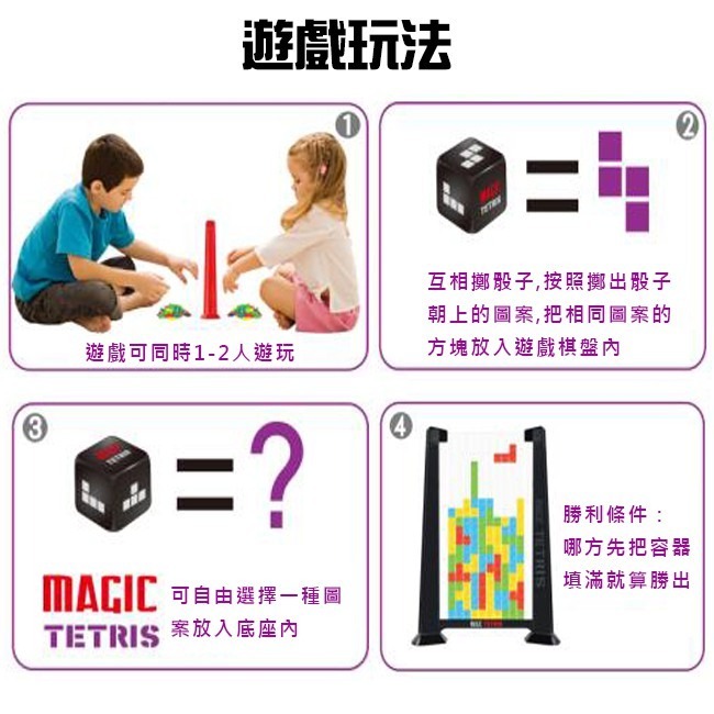 俄羅斯方塊 魔方Tetris 魔術方塊 積木方塊 桌遊 益智拼圖 對戰魔方 抖音熱門款【G11009401】-細節圖3