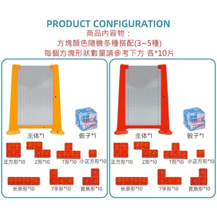 俄羅斯方塊 魔方Tetris 魔術方塊 積木方塊 桌遊 益智拼圖 對戰魔方 抖音熱門款【G11009401】-細節圖7