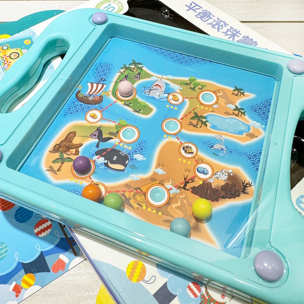 幼教玩具 彈珠台 平衡遊戲(10卡裝) 掌上遊戲 平衡彈珠台 迷宮玩具 益智玩具 訓練平衡【G11010201】-細節圖7