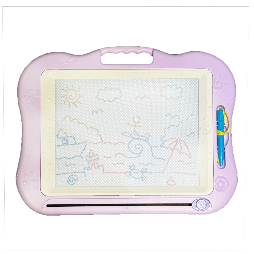 畫板 兒童 早教 彩色 磁性畫板(外銷品質三色可選) 重複畫板 兒童畫版 彩色畫板 手畫板 手寫板【G330002】-規格圖9